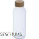 Picture of RPET BOTTLE with Bamboo Lid in Clear Transparent