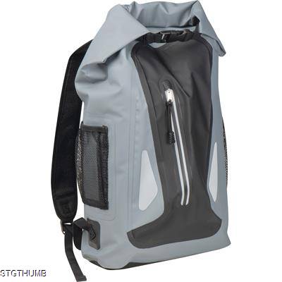 Picture of WATERRESISTANT BACKPACK RUCKSACK in Silvergrey.