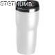 Picture of DOUBLE WALL STAINLESS STEEL METAL DRINK BOTTLE in White