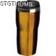 Picture of DOUBLE WALL STAINLESS STEEL METAL DRINK BOTTLE in Gold