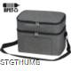 Picture of RPET COOL BAG with 2 Compartments in Anthracite Grey