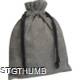 Picture of MEDIUM DRAWSTRING BAG MADE FROM RECYCLED COTTON in Anthracite Grey