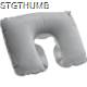 Picture of INFLATABLE TRAVEL PILLOW in Grey