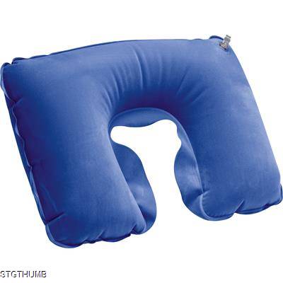 Picture of INFLATABLE SOFT TRAVEL PILLOW in Darkblue.