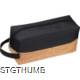 Picture of COSMETICS BAG with Cork Bottom in Black 