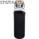Picture of GLASS BOTTLE with Neoprene Sleeve, 600ml in Black