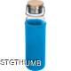 Picture of GLASS BOTTLE with Neoprene Sleeve, 600ml in Light Blue