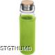 Picture of GLASS BOTTLE with Neoprene Sleeve, 600ml in Apple Green