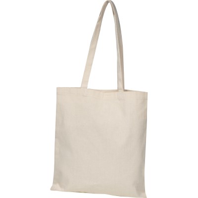 Picture of ORGANIC COTTON BAG (GOTS) in Beige.