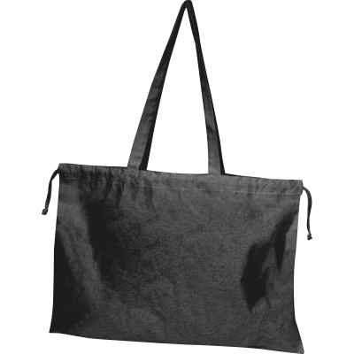 Picture of ORGANIC COTTON SHOPPER TOTE BAG in Black