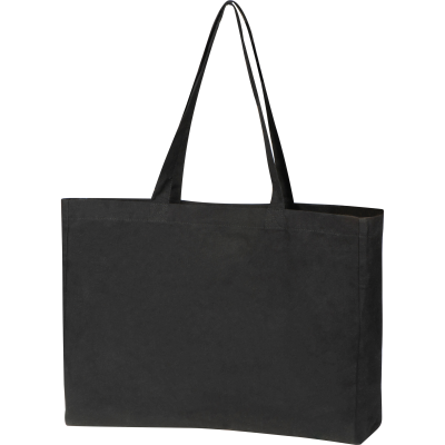 Picture of ORGANIC COTTON BAG (GOTS) in Black.