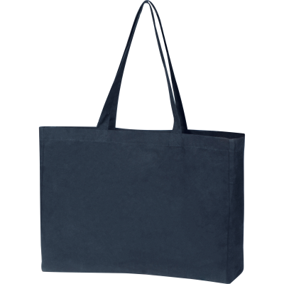 Picture of ORGANIC COTTON BAG (GOTS) in Darkblue.