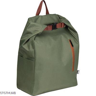 Picture of BACKPACK RUCKSACK in Natural Colors in Khaki.