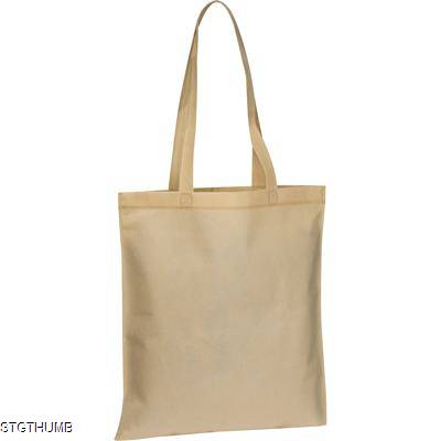 Picture of NON WOVEN BAG with Long Handles in Beige.