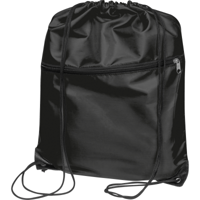 Picture of RPET GYMBAG in Black.