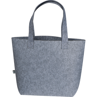 Picture of RPET FELT SHOPPER in Silvergrey