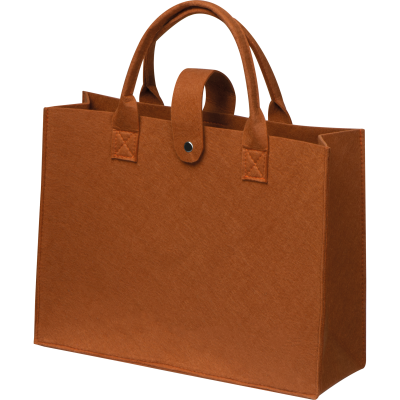 Picture of RPET FELT BAG in Brown