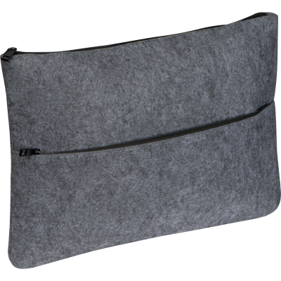 Picture of R-PET DOCUMENT BAG in Anthracite Grey.