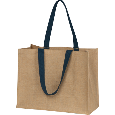 Picture of JUTE BAG in Darkblue.