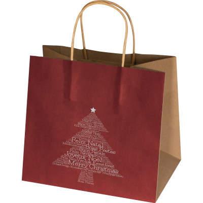 Picture of CHRISTMAS BAG SMALL in Burgundy.