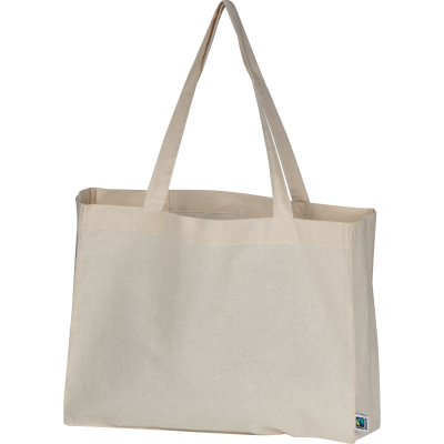 Picture of FAIRTRADE COTTON BAG in Beige