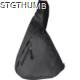 Picture of NYLON SLING SHOULDER BAG in Black