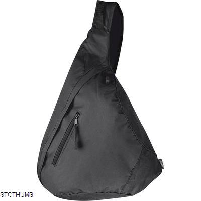 Picture of NYLON SLING SHOULDER BAG in Black