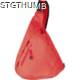 Picture of NYLON SLING SHOULDER BAG in Red