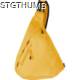 Picture of NYLON SLING SHOULDER BAG in Yellow