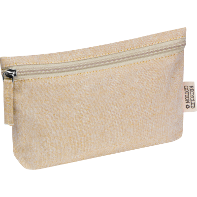 Picture of COTTON BAG with Zip Fastener in Beige 