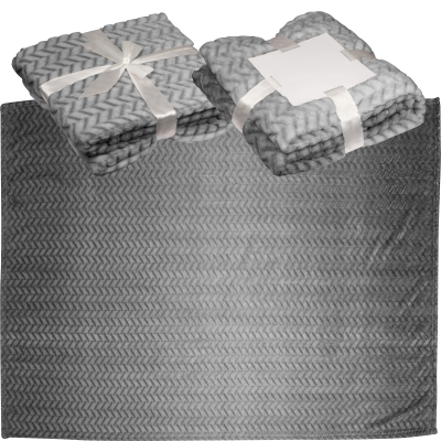 Picture of LARGE COSY BLANKET in Silvergrey 