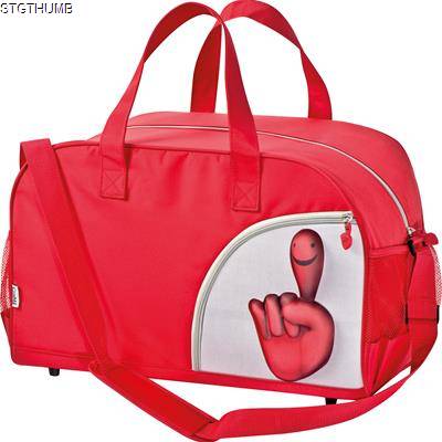 Picture of SPORTS BAG in Red.