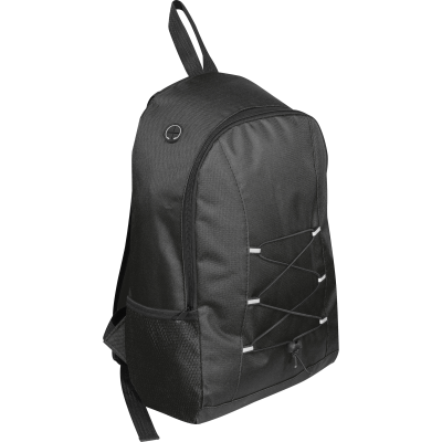 Picture of BACKPACK RUCKSACK MADE OF RECYCLED POLYESTER in Black 