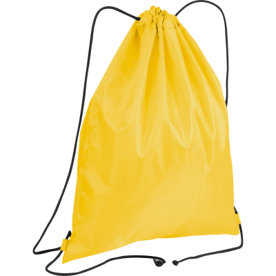 Picture of GYMBAG MADE OF RECYCLED POLYESTER in Yellow 
