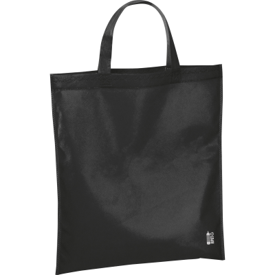 Picture of SHOPPER TOTE BAG MADE OF RECYCLED NON-WOVEN in Black 