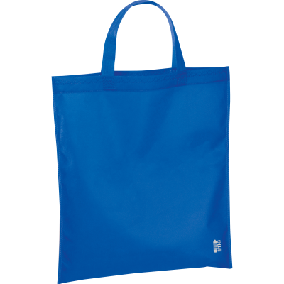Picture of SHOPPER TOTE BAG MADE OF RECYCLED NON-WOVEN in Blue 