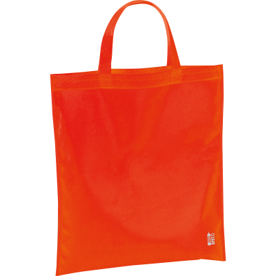 Picture of SHOPPER TOTE BAG MADE OF RECYCLED NON-WOVEN in Red 