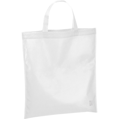 Picture of SHOPPER TOTE BAG MADE OF RECYCLED NON-WOVEN in White 