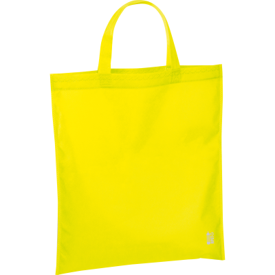 Picture of SHOPPER TOTE BAG MADE OF RECYCLED NON-WOVEN in Yellow 
