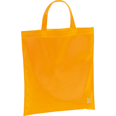Picture of SHOPPER TOTE BAG MADE OF RECYCLED NON-WOVEN in Orange 