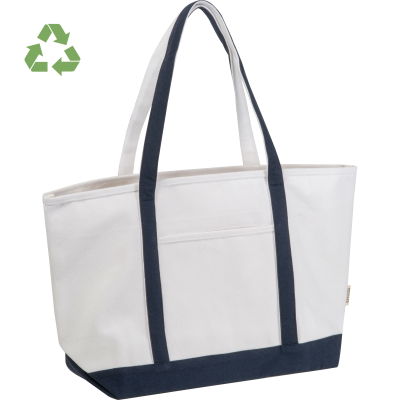 Picture of LARGE CARRIER BAG MADE FROM RECYCLED COTTON in Beige 