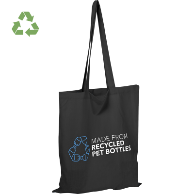 Picture of RPET SHOPPER TOTE BAG RP in Black 