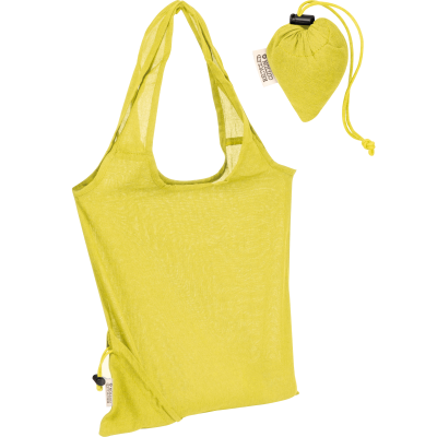 Picture of FOLDING SHOPPER TOTE BAG in Yellow 
