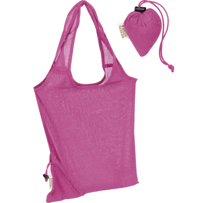 Picture of FOLDING SHOPPER TOTE BAG in Pink 
