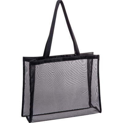 Picture of POLYESTER BEACH BAG AUGUST in Black