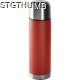 Picture of STAINLESS STEEL METAL THERMAL INSULATED FLASK in Red