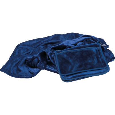 Picture of 2 in 1 Soft Blanket with Pillow Conrad in Darkblue
