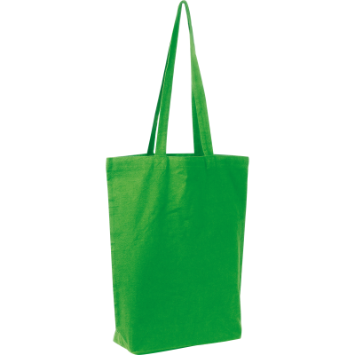 Picture of FAIRTRADE COTTON BAG with Bottom Folding Piotr in Green
