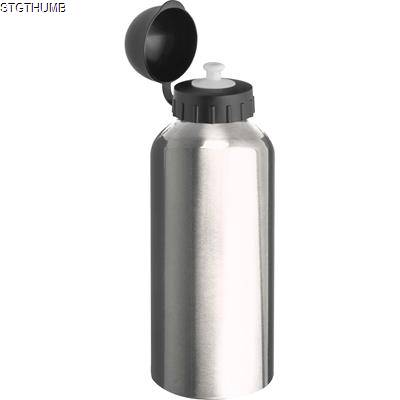 Picture of ALUMINIUM METAL DRINK BOTTLE in Grey.