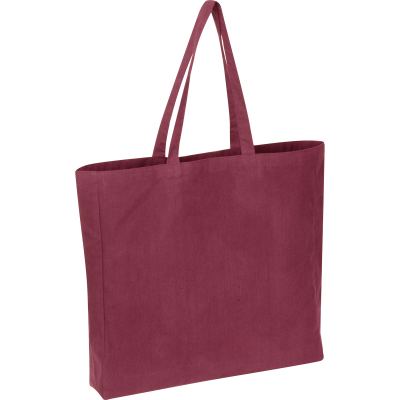 Picture of SHOPPER MADE FROM RECYCLED COTTON AND POLYESTER NINA in Burgundy